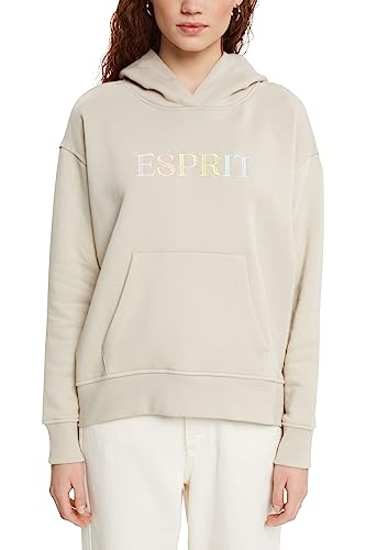 ESPRIT Damen 013EE1J305 Sweatshirt, 260/LIGHT Taupe, L