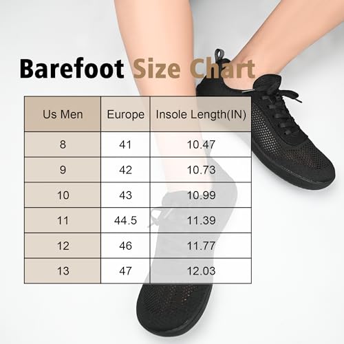 Barefoot Walking Shoes for Men Wide Toe Box | Zero Drop Sole | Breathable Knit Upper | Lightweight & Flexible | Daily Walk, Gym, Travel 7