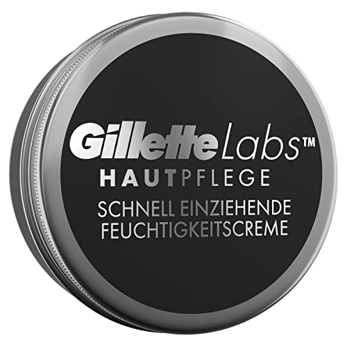 Gillette Labs Bartpflege Feuchtigkeitscreme für Männer (100 ml), Gesichtspflege, Feuchtigkeit & Beruhigung mit Niacinamide (Vitamin B3) + Seetang, Geschenk für Männer