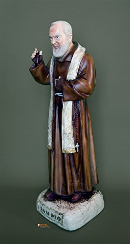 Statua Padre Pio cm50 in resina