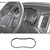 Voodonala for Charger Carbon Fiber Center Consoles Dashboard Dash Board Instrument Fascia Trim for 2015-2026+ Dodge Charger Interior Accessories, 1pc ABS