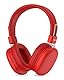 awatrue Bluetooth Kopfhörer Kinder, Bluetooth 5.4, 85/94dB Lautstärkeregelung, Stereo-Sound, 50 Stunden Spielzeit, Faltbare & Einstellbar, Kopfhörer Kinder Kabellos für Schule/Reise, Rot