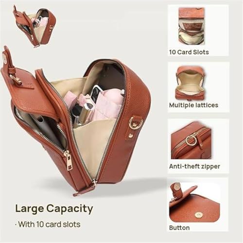 Balconfoster Crossbody Bag, Sculpture Crossbody Leather Bag, New Crossbody Leather Bags for Women, Vintage Shoulder Purse2