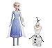 Disney Frozen Talk and Glow Olaf and Elsa Dolls, Remote Control Elsa Activates Talking, Dancing, Glowing Olaf, Inspired 2 Movie - Toy for Kids Ages 3 and Up