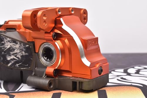 Aluminium 7075 Alloy Front Or Rear Differential Housing for Traxxas 1:5 X Maxx 6S / X MAXX 8S / XRT 8S / X Maxx Ultimate 8S / XRT Ultimate 8S / 1:6 Sand Car 8S Upgrades - Orange