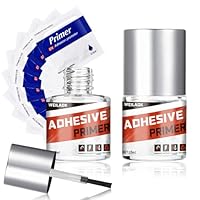 WEILAOK Kunststoff Haftvermittler, Haftvermittler, Haftgrundierung, Haftgrund Vorbehandlung, Primer Adhesive für Doppelseitiges Klebeband, Kunststoff, Metall, Industriekleber, Sekundenkleber, 10ml*2
