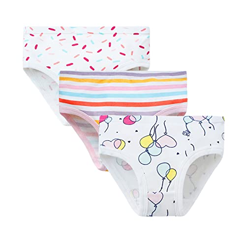 Girls and Toddler Cute Underwear Kids Soft Breathable Panties Underwears Cotton Tagless Brief