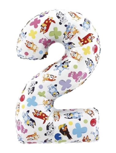 26 em Bluey Number 2 Foil Balloon