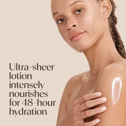 Aveeno Sheer Hydration Fragrance-Free Lotion, Prebiotic Oat, 18 fl. oz - image 3