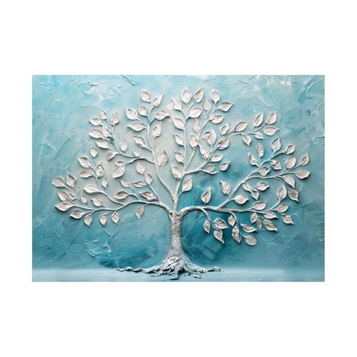 Tableau moderne Arbre de Vie pour combler un grand mur vide sans se ruiner