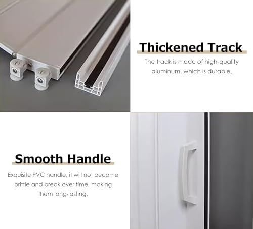 Porte coulissante en PVC idéale pour isoler la cuisine ou la salle de bain - 5