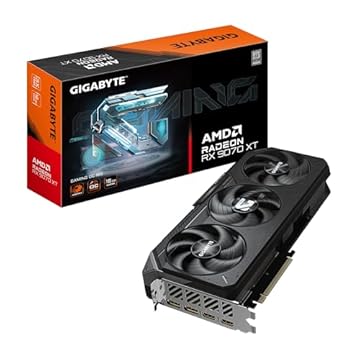 GIGABYTE Placa gráfica Gaming Radeon RX 9070 XT 16GB GDDR6 PCI Express 5.0 x16 GV-R9070XTGAMING OC-16GD