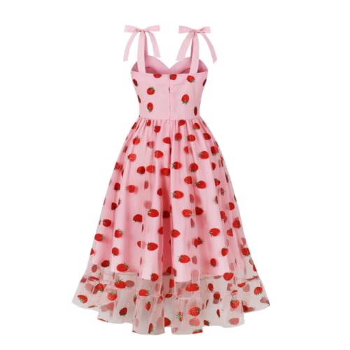 Image of Women's Tie Strap Tulle Prom Dresses Sweetheart Flower Embroidery Dress Short Formal Party Mini Homecoming Dresses