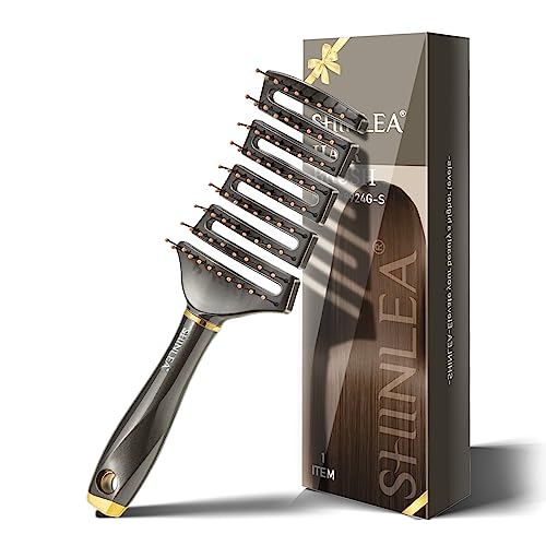 Curved Detangling Brush for Curly Hair | SHINLEA