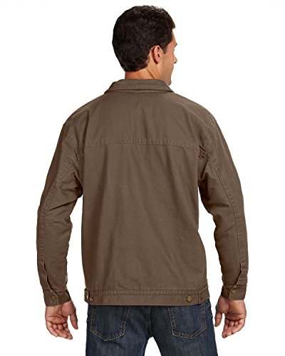 DRI DUCK Maverick Men's Cotton Canvas Hoodless Work Jacket, 5028, Small, Field Khaki4