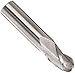 Melin Tool CCRP-M Cobalt Steel Square Nose End Mill, Weldon Shank, TiCN Monolayer Finish, Roughing Cut, 30 Deg Helix, 5 Flutes, 4.2500" Overall Length, 1" Cutting Diameter, 0.75" Shank Diameter