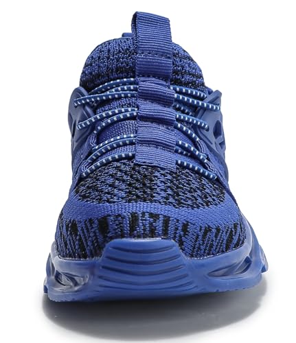 Image of DADAWEN Boys Girls Sneakers Kids Lightweight Breathable Tennis Shoes Strap Running Athletic Shoes for Toddler /Little Kid /Big Kid