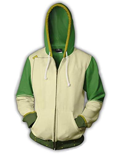 Jonikow 3D Printed Anime Katara Printed Hoodies Cosplay Costume Hoodie Sweatshirt (S, 1)