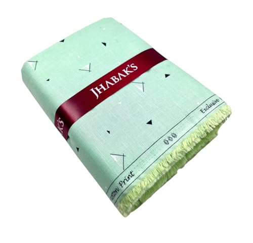 Image of JHABAK'S Unstitched 100% Pure Cotton Shirt Fabric for Men - Shirt Fabric & Kurta Material