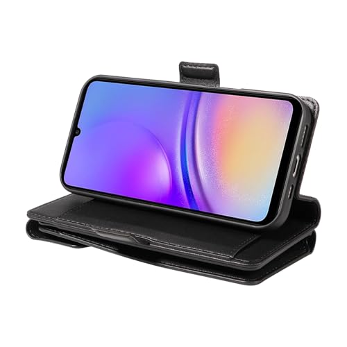 Étui portefeuille pour Samsung Galaxy A06 5G protégeant l'écran des rayures