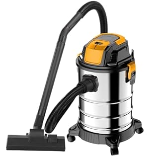 Gr8 Home Wet And Dry Vacuum Cleaner Blower Stainless Steel Garage Workshop Bagless Vac 1200w 25 Litre