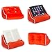 Book Couch Supporto per iPad | Supporto Tablet | Reggilibro | Cuscino da Lettura | Leggere in Casa a Letto | Cuscino Porta-Tablet sulle Gambe | Idea Regalo per Lettori (Rosso)