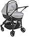 CAM Il Mondo del Bambino - art.784015/T902 - Sistema Modulare Combi Tris - carrozzina, passeggino, seggiolino auto e borsa - made in Italy - perfetto da 0 a 48 mesi - GRIGIO