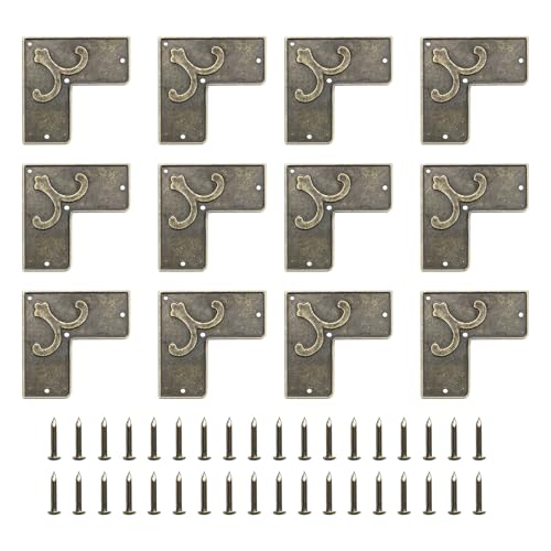 Supports d'angle plats pour sublimer une boîte à bijoux ancienne - 2