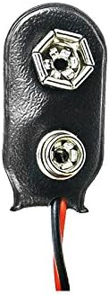 Close-up of the battery connector