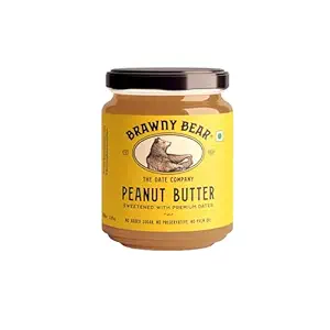 Brawny Bear Peanut Butter|Date-Sweetened, No Added Sugar|100% Natural (500Gram)