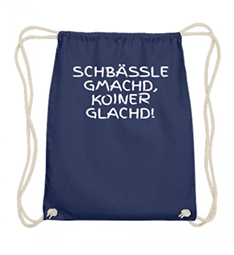 Sac de gym en coton bleu marine Soubisch Schwaben pour le sport