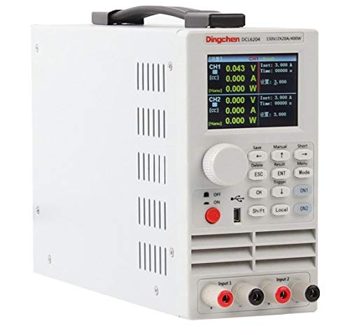 DCL6204 Double Channel Programmable DC Electronic Load with 150V 20x2A 400W