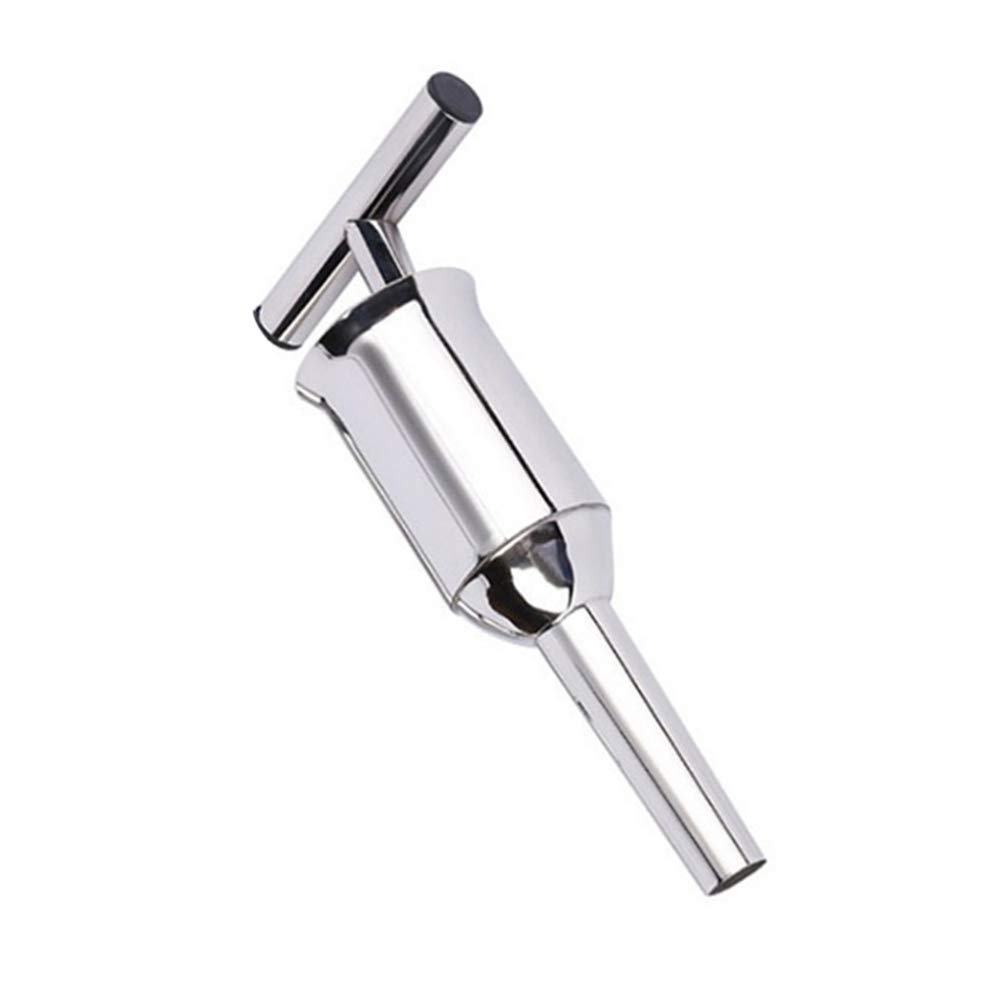 Stainless Steel Sausage Stuffer Tubes Filler Meat Filling Funnel Stuffer Tubes Sausage Filling Tools 23cm