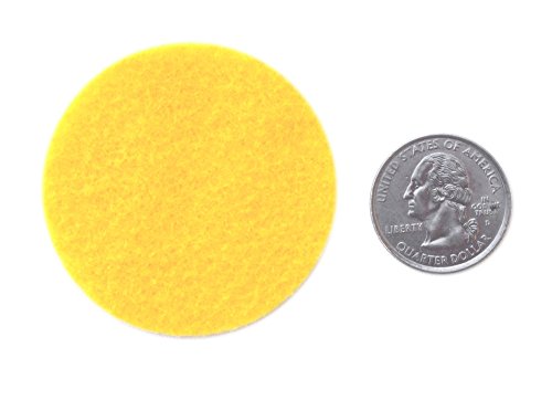 Image of Playfully Ever After Blue, Red, White & Yellow Craft Felt Circles (2 Inch - 58pc)