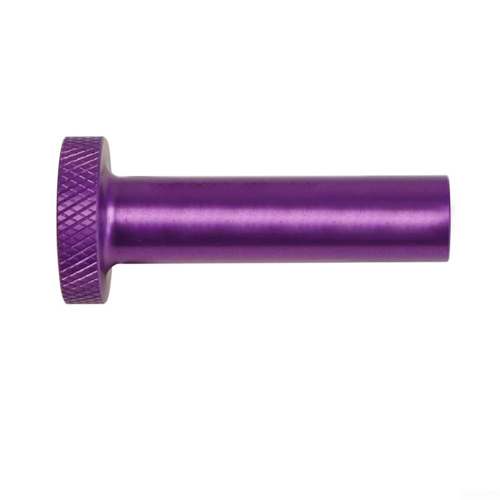 Sisinkal Aluminium Alloy Bike Fork Damper Removal Tool Lower Leg Tool for FOX 32 34 36 38 40 Spring Shock Absorber Side Purple M8 M10 Bicycle Fork Maintenance Tools(C 117mm*M8)