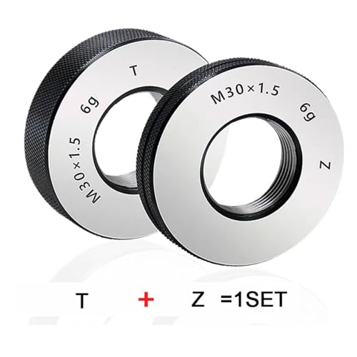 2 Pcs/Set M14 M16 M18 M20 M22 M24*3 * 2 * 1.5 * 1 * 0.5 Thread Ring Gage Gauge Go-Nogo 6G Measure(M14X1.0) miniatura 3