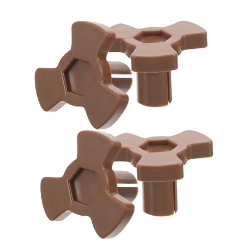 Hemobllo 4 piezas Soporte para Plato Giratorio de Microondas Acoplador de Eje Resistente y Ligero de Plástico para Repuesto de Horno Microondas Compatible con Accesorios