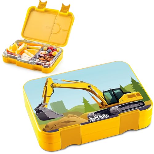 Jarlson® Children's Lunch Box with Compartments, Toni Lunch Box, Bento Box Leak-Proof, Lunch Box for Nursery and School