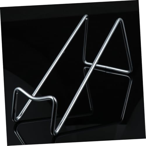 Soporte para botellas de vino de hierro forjado color plata miniatura 4