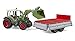 Bruder 02182 Fendt Vario 211 with frontloader and Tipping Trailer