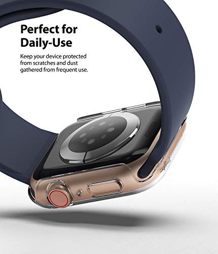 Image of Ringke Slim Case Compatible with Apple Watch Series 6 /5 / 4 / SE 44mm (2 Pack) - Clear
