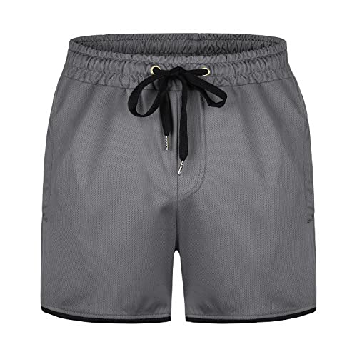 FLYFIREFLY Men's 4" Workout Running Shorts Quick Dry Lightweight Gym Yoga Shorts4