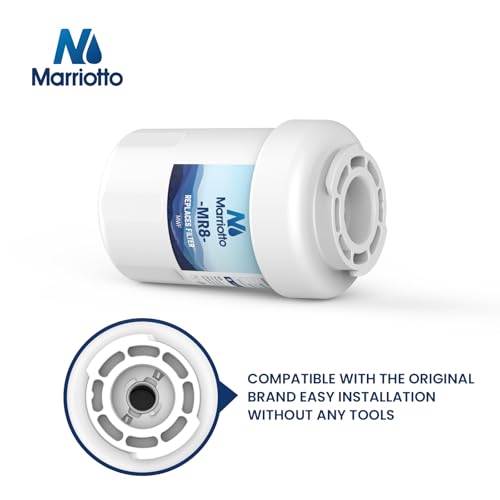 MARRIOTTO Smart Water Filters for Refrigerators NSF 42 Certified Cartridges Compatible with MWF, MWFA, MWFP, GWF, GWFA, 46-9991, HDX FMG-1, WFC1201, 1 Pack - Image 3
