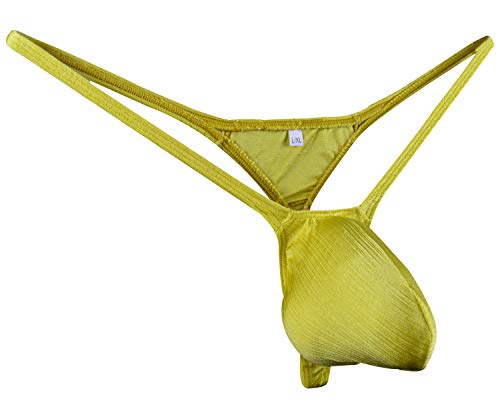 JJPOUCH JJP1015 Herren Schwimm-Thongs mit ausbeulter Tasche Gr. S/M, gold Cover