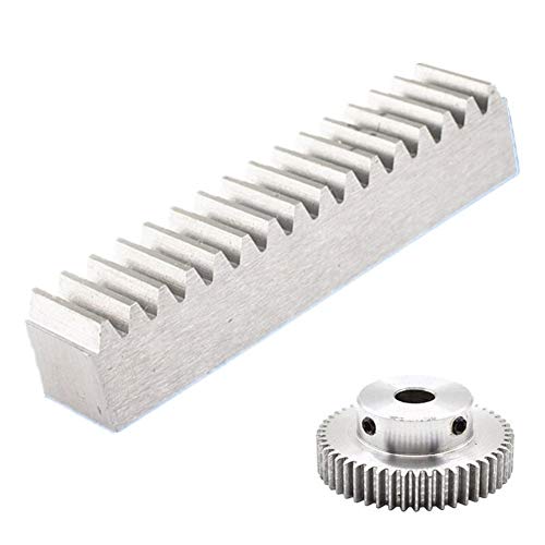 MOUNTAIN MEN 3pcs Mod 1 12x12x1000mm CNC Rack + 3pcs 1mod 17teeth...