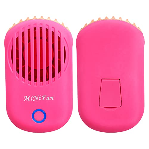 Awhoas Eyelash Fan Dryer, Mini Lash Fan Rechargeable USB Handheld Eyelash Dryer Electric Bladeless Air Conditioning Cooling Refrigeration Lash Fan Dryer for Eyelash Extensions(Rose ed)