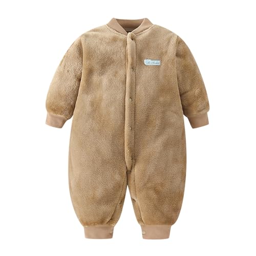 Neugeborene Baby Mädchen Jungen Fleece Dicke Warme Overall...