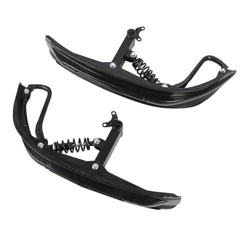 Luges à neige pour VTT quad UTV | Patins de ski d'hiver en métal et plastique pour Go Kart