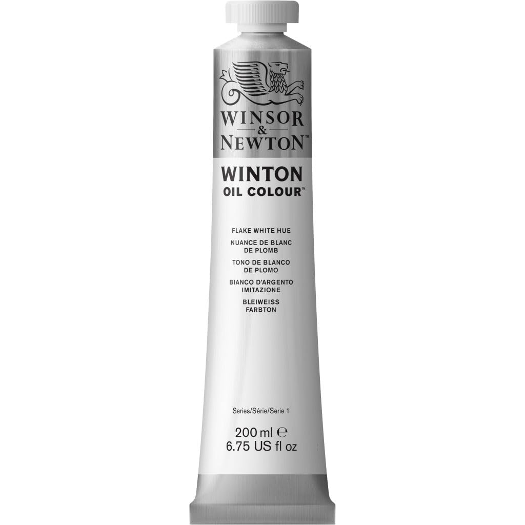 Winsor & Newton Winton 200ml Oil Colour - Flake White Hue, 200 ml (Pack of 1)