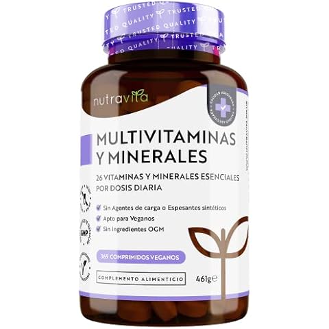 Multivitaminas y Minerales Nutravita Cover